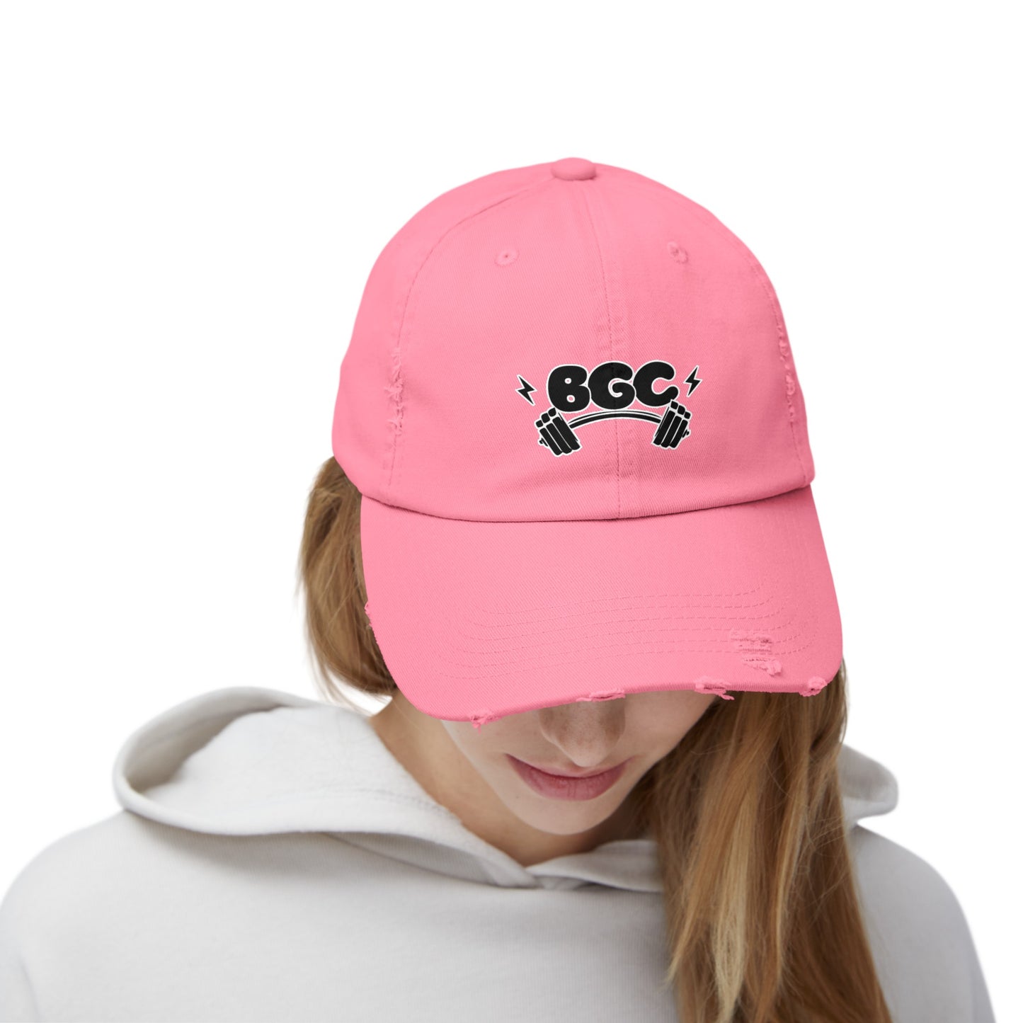 "BGC" Distressed Cap
