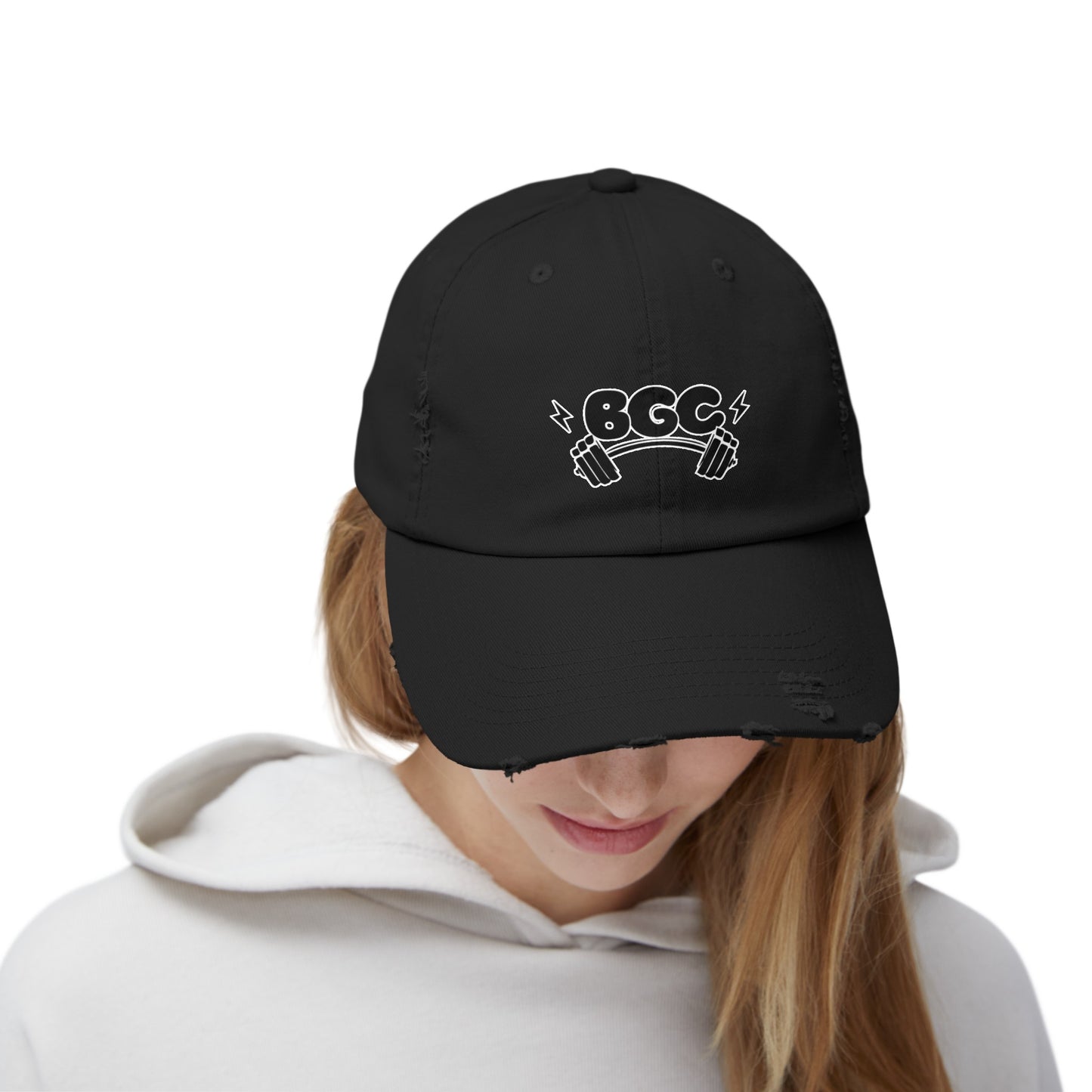 "BGC" Distressed Cap
