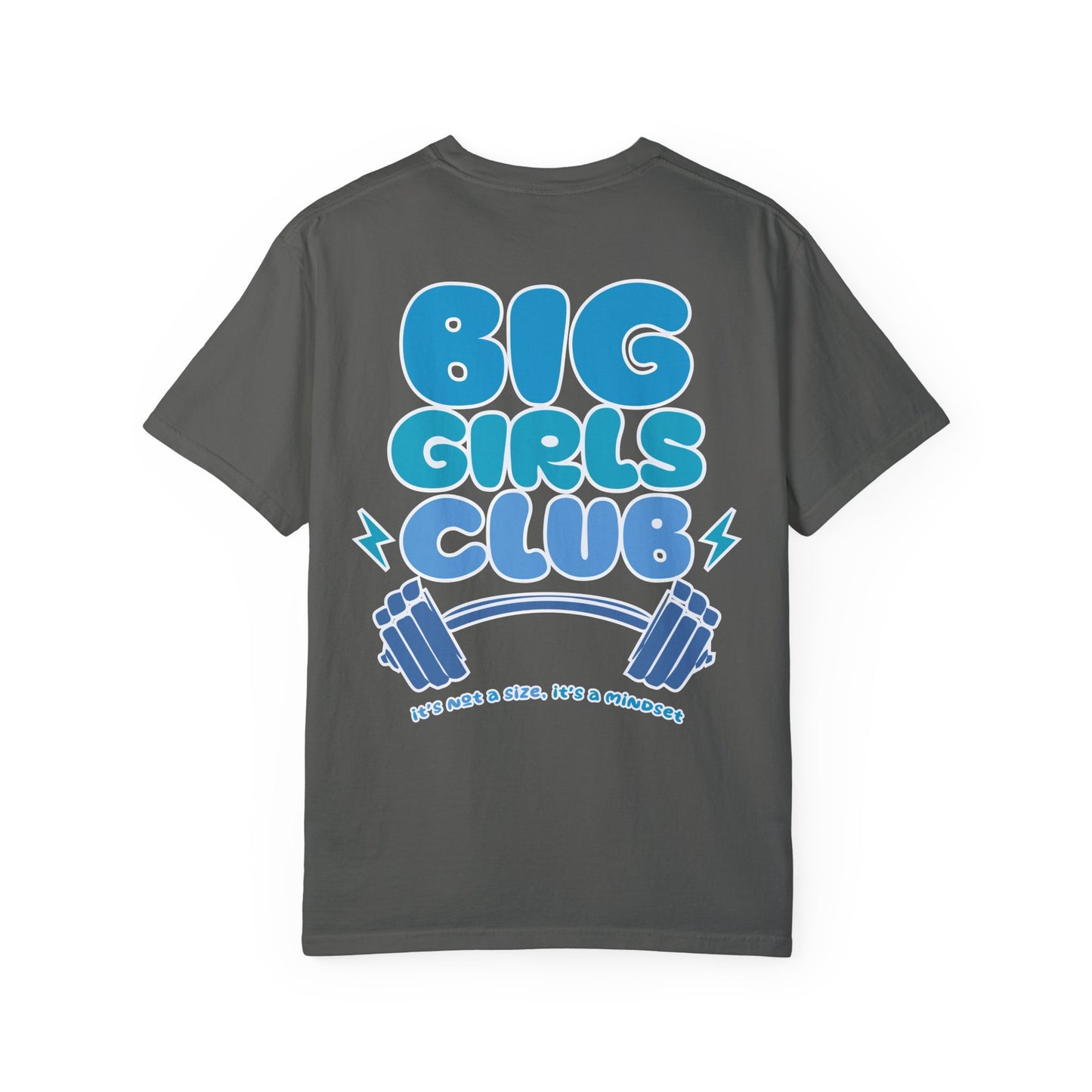 "Big Girls Club" Grey/Blue Unisex T-shirt
